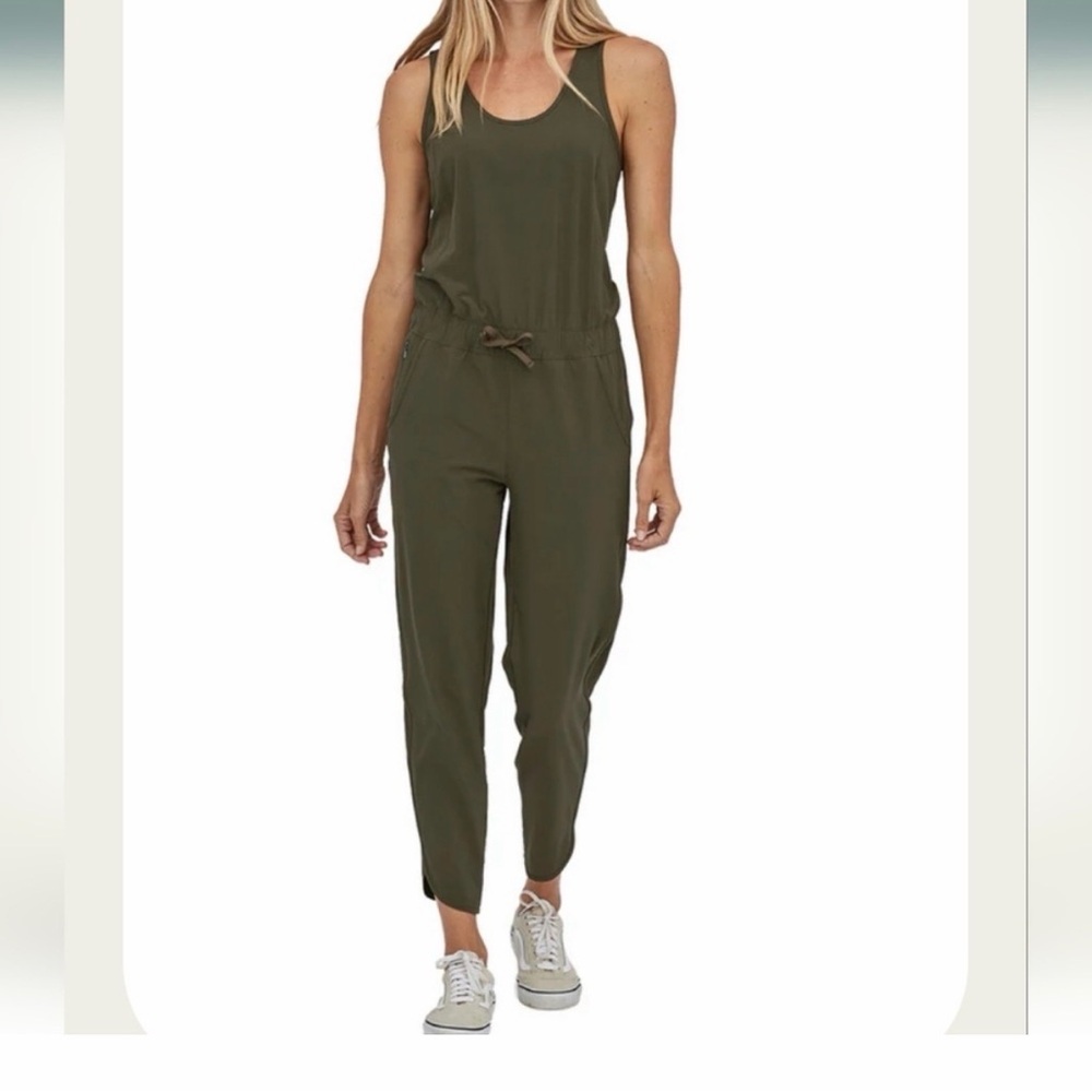 Patagonia Fleetwith Olive Green Women's Jumpsuit